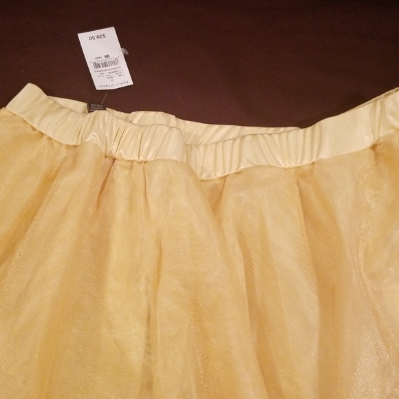 Gold tulle skirt - Picture 1 of 2